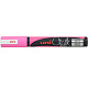 Маркер меловой Uni Chalk 5М 1,8-2,5 мм овальный, розовый, флуорисцентный
