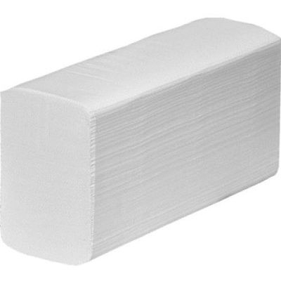 Полотенца бумажные Z-сложение 2 слоя, 200 листов, белые Comfort