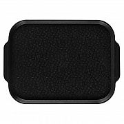 Поднос столовый 450х355 мм чёрный (мки024)