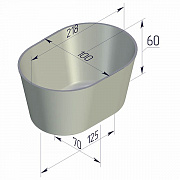 Форма хлебная Л 10-3 (овал)