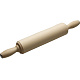Скалка деревянная с вращающимися ручками 400х70 мм, липа (3857)