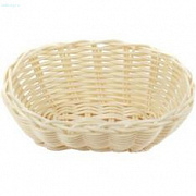 Корзинка пластиковая 170х120х65 мм бежевая (кт1903)