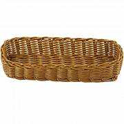 Корзинка пластиковая 270х90х55 мм коричневая (кт1908)