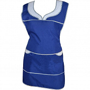 Фартук-сарафан Рита габардин (васильковый)