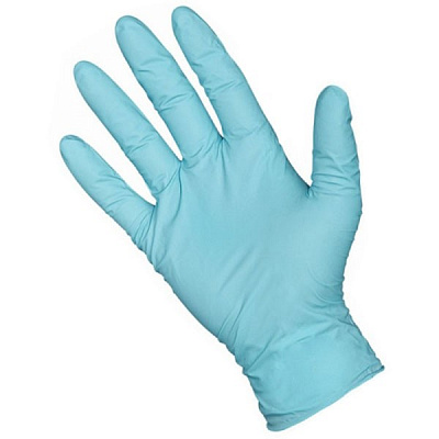 Перчатки Kleenguard G10 для пищевых производств (голубые, размер L)