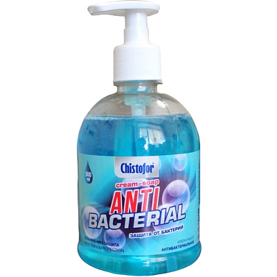 Крем-мыло жидкое Chistofor Antibacterial дозатор, 500 мл