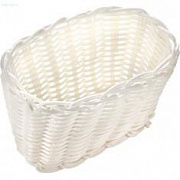 Корзинка пластиковая 160х100х100 мм белая (кт252)