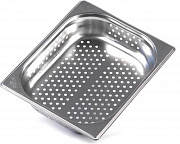Гастроемкость перфорированная GN1/2 327х265х40 (гa70) Luxstahl