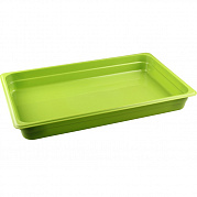 Гастроемкость GN1/1-65  530х325х65 зелёная Restola (3782)