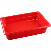 Гастроемкость GN1/2-65  327х265х65 красная Restola (3557)