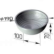 Форма хлебная для расстойки Л 17 Р (круглая)