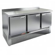 Стол холодильный 3 двери SNE 111/TN HICOLD УН с/б (1485х600х850 мм)