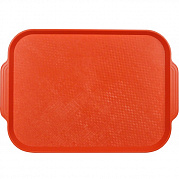 Поднос столовый 450х355 мм оранжевый