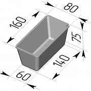 Форма хлебная Л 12