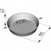 Форма хлебная Л 17 Г (круглая)