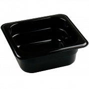 Гастроемкость GN1/6-65  176х162х65 чёрная Restola (604)