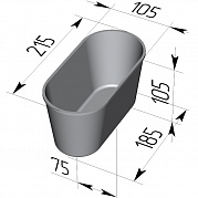 Форма хлебная Л 10 (овал)
