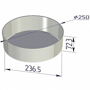 Форма хлебная круглая 250х237х73 мм