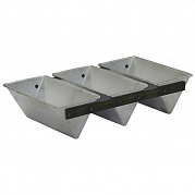 Форма хлебная треугольная 185х110х85 мм (№1) 3-х секц.