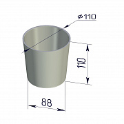 Форма хлебная Ромовая баба 110х88х110 мм