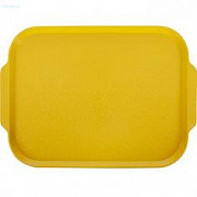Поднос столовый 450х355 мм жёлтый (ви07)