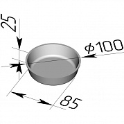 Форма хлебная Л 17 Е (круглая)