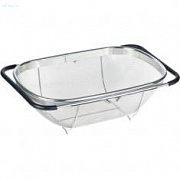 Дуршлаг-сито 34х23,5 см нержавеющая сталь на раковину (кт1603)