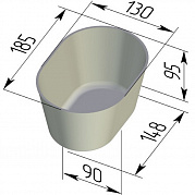 Форма хлебная Л 10-1 (овал)