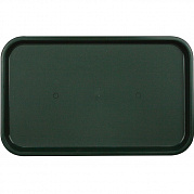 Поднос столовый  530х330 мм тёмно-зелёный