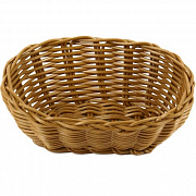 Корзинка пластиковая 170х120х65 мм коричневая (кт1902)