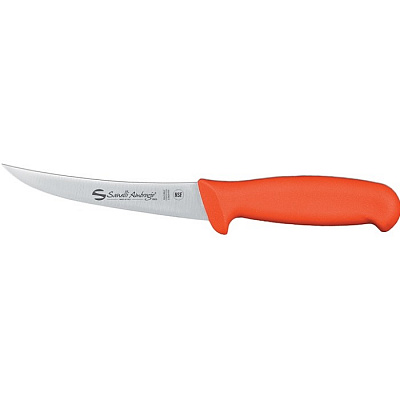 Нож обвалочный 130 мм Supra Colore Sanelli (красная ручка) (4301013)