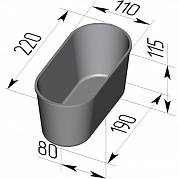 Форма хлебная Л 7 (овал)