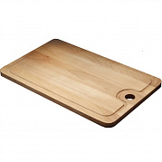 Доска разделочная 400х250х15 бук (с канавкой)